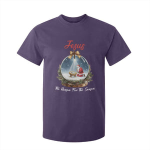 Jesus Santa Christmas T Shirt For Kid The Reason For The Season TS14 Purple Print Your Wear