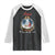 Jesus Santa Christmas Raglan Shirt The Reason For The Season TS14 Black White Print Your Wear