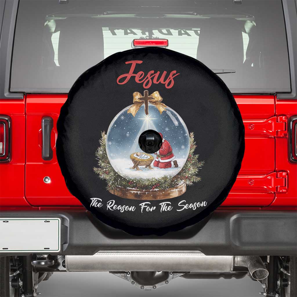 Jesus Santa Christmas Spare Tire Cover The Reason For The Season TS14 Black Print Your Wear