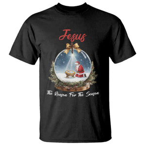 Jesus Santa Christmas T Shirt The Reason For The Season TS14 Black Print Your Wear