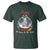 Jesus Santa Christmas T Shirt The Reason For The Season TS14 Dark Forest Green Print Your Wear