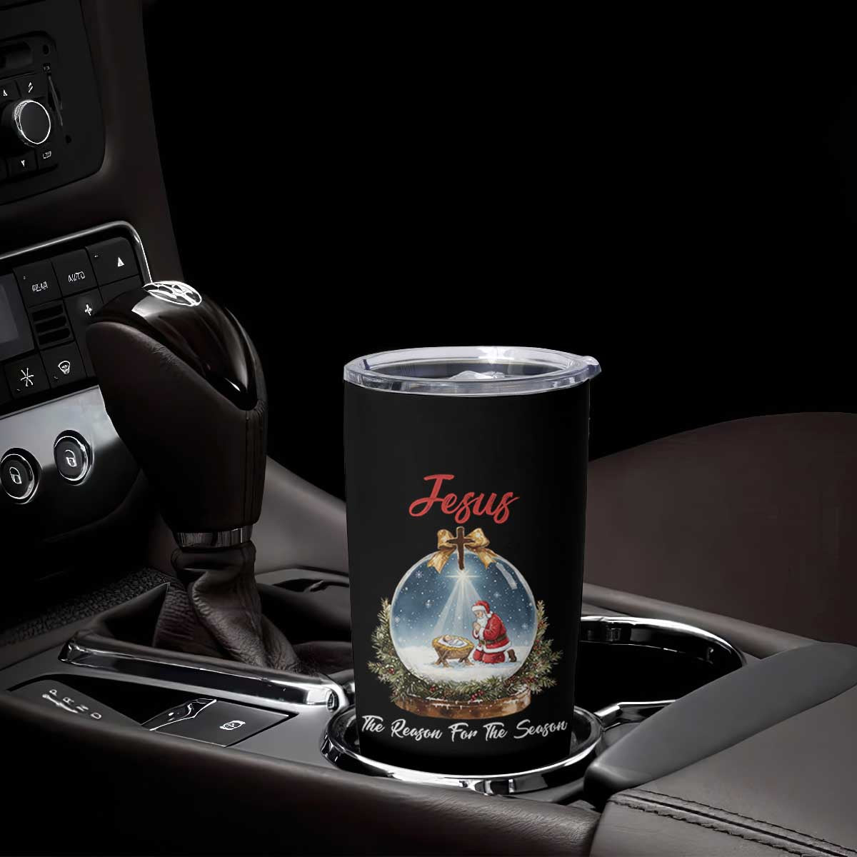 Jesus Santa Christmas Tumbler Cup The Reason For The Season TS14 Print Your Wear