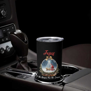Jesus Santa Christmas Tumbler Cup The Reason For The Season - Print Your Wear