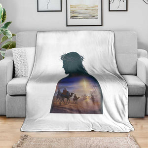 Three Wise Men Nativity Scene Throw Blanket Christian Jesus Faith TS14 Print Your Wear