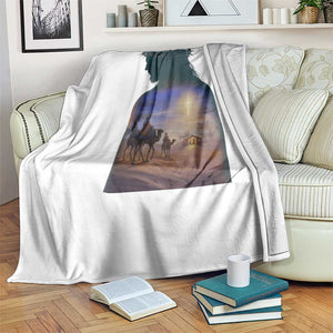 Three Wise Men Nativity Scene Throw Blanket Christian Jesus Faith TS14 Print Your Wear