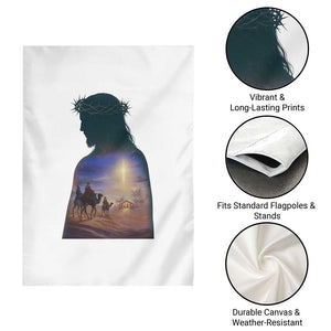Three Wise Men Nativity Scene Garden Flag Christian Jesus Faith TS14 Print Your Wear
