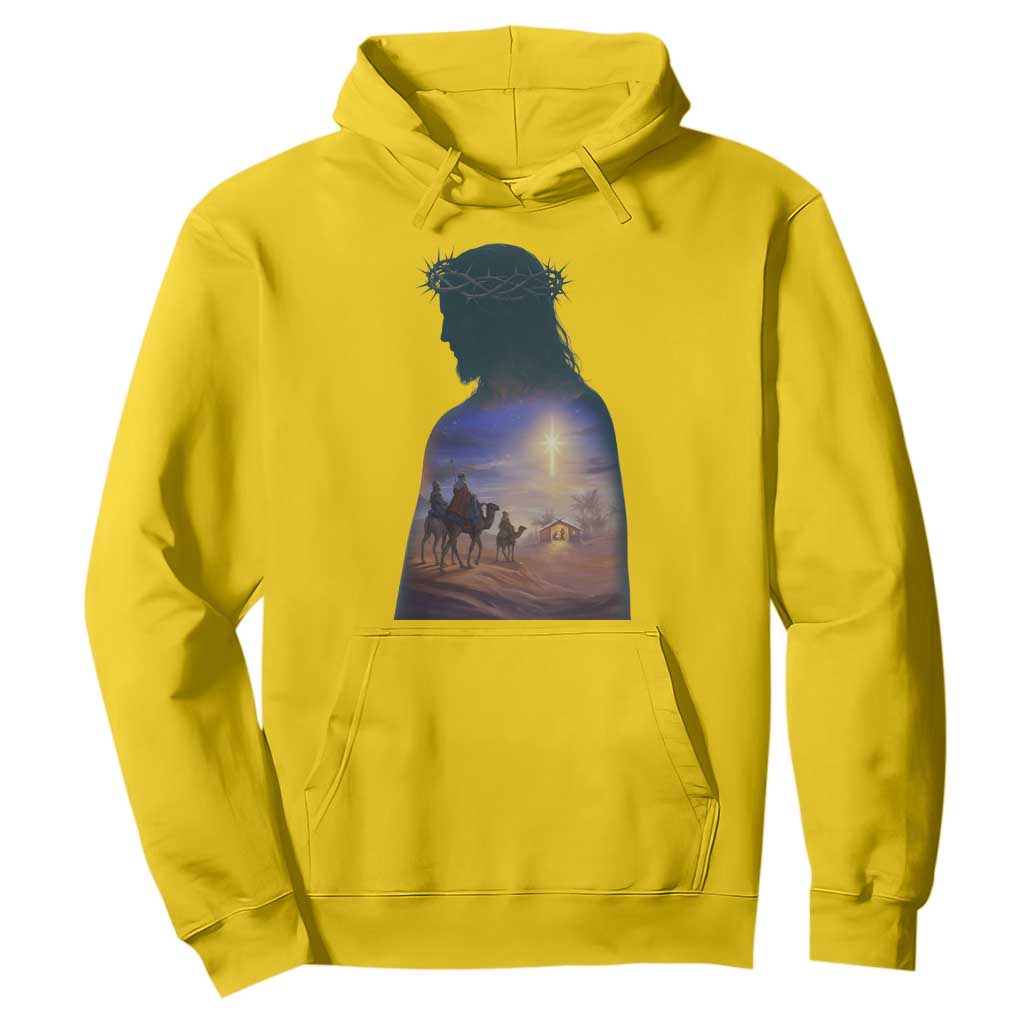 Three Wise Men Nativity Scene Hoodie Christian Jesus Faith TS14 Daisy Print Your Wear