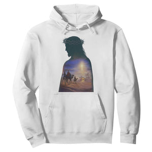 Three Wise Men Nativity Scene Hoodie Christian Jesus Faith TS14 White Print Your Wear