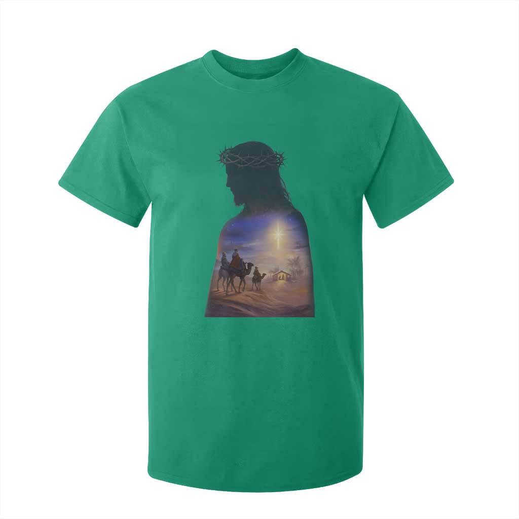 Three Wise Men Nativity Scene T Shirt For Kid Christian Jesus Faith TS14 Irish Green Print Your Wear