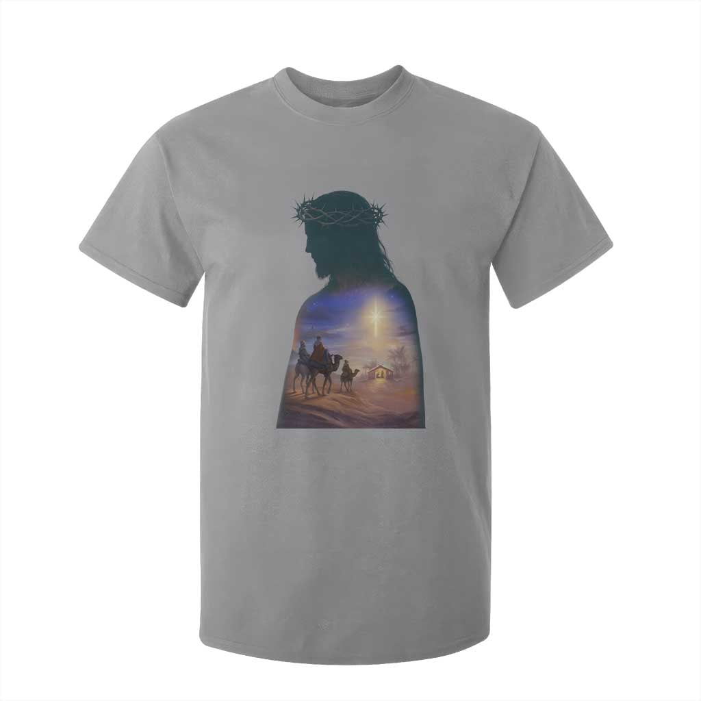Three Wise Men Nativity Scene T Shirt For Kid Christian Jesus Faith TS14 Sport Gray Print Your Wear