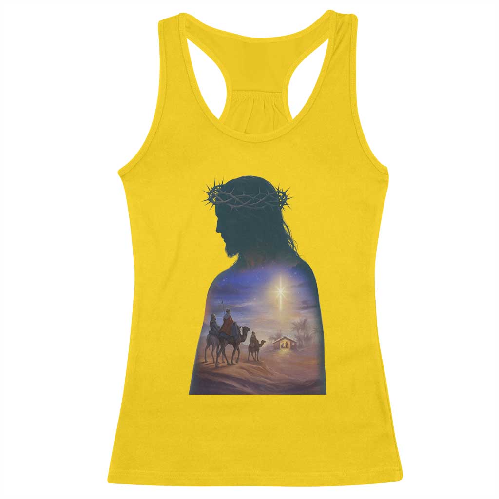 Three Wise Men Nativity Scene Racerback Tank Top Christian Jesus Faith TS14 Daisy Print Your Wear