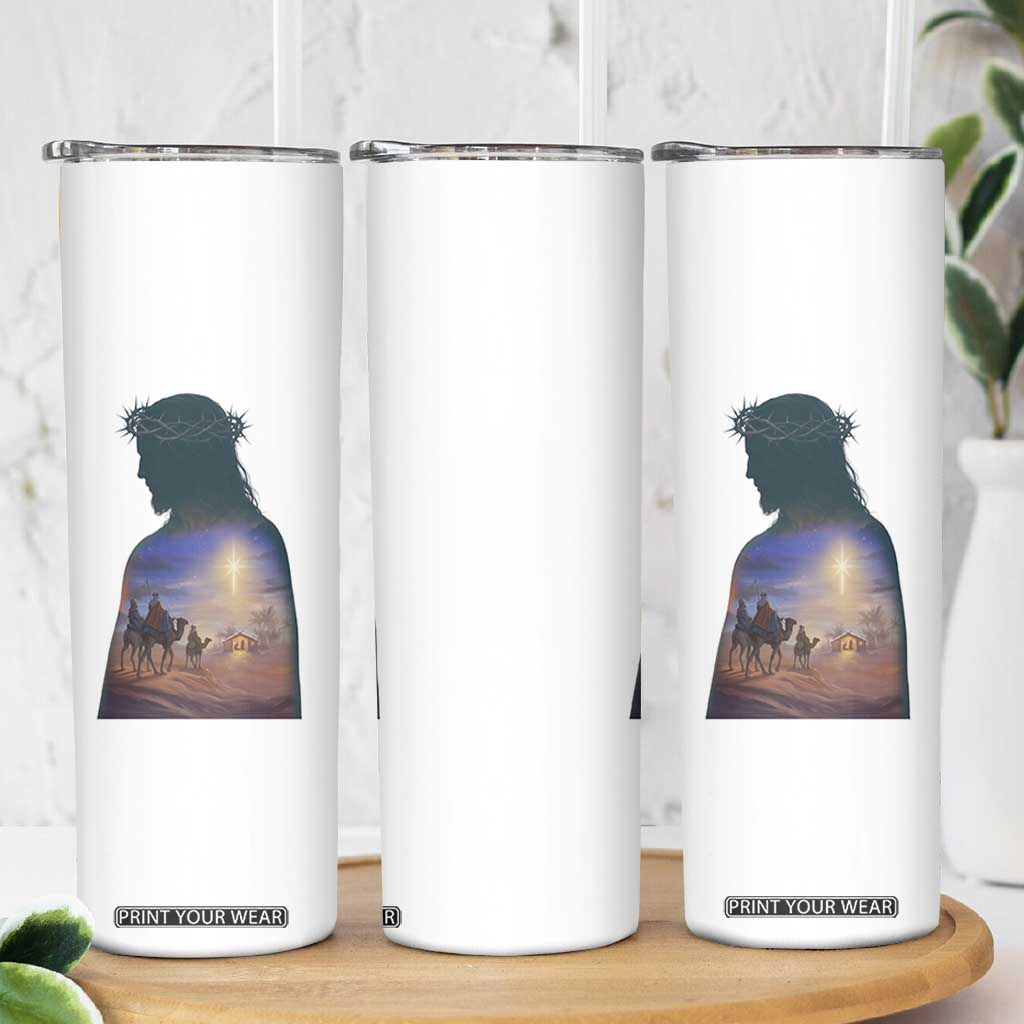 Three Wise Men Nativity Scene Skinny Tumbler Christian Jesus Faith TS14 Print Your Wear