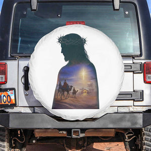 Three Wise Men Nativity Scene Spare Tire Cover Christian Jesus Faith TS14 No hole White Print Your Wear