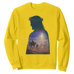 Three Wise Men Nativity Scene Sweatshirt Christian Jesus Faith TS14 Daisy Print Your Wear