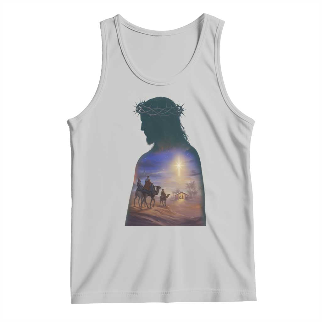 Three Wise Men Nativity Scene Tank Top Christian Jesus Faith TS14 Ash Print Your Wear