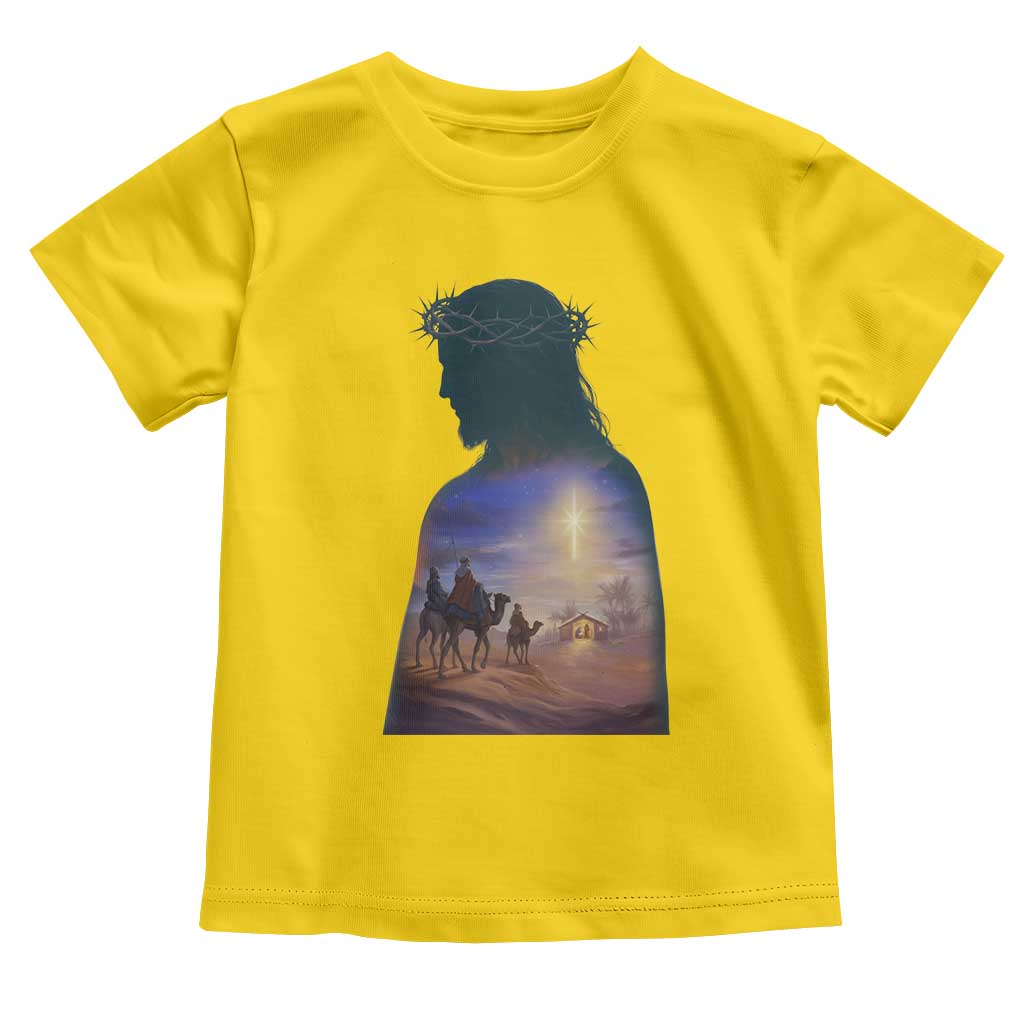 Three Wise Men Nativity Scene Toddler T Shirt Christian Jesus Faith TS14 Daisy Print Your Wear