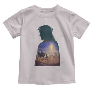 Three Wise Men Nativity Scene Toddler T Shirt Christian Jesus Faith TS14 Ice Gray Print Your Wear