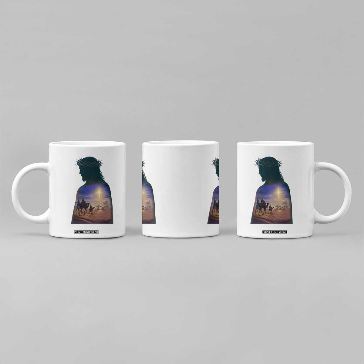 Three Wise Men Nativity Scene Coffee Mug Christian Jesus Faith TS14 Print Your Wear