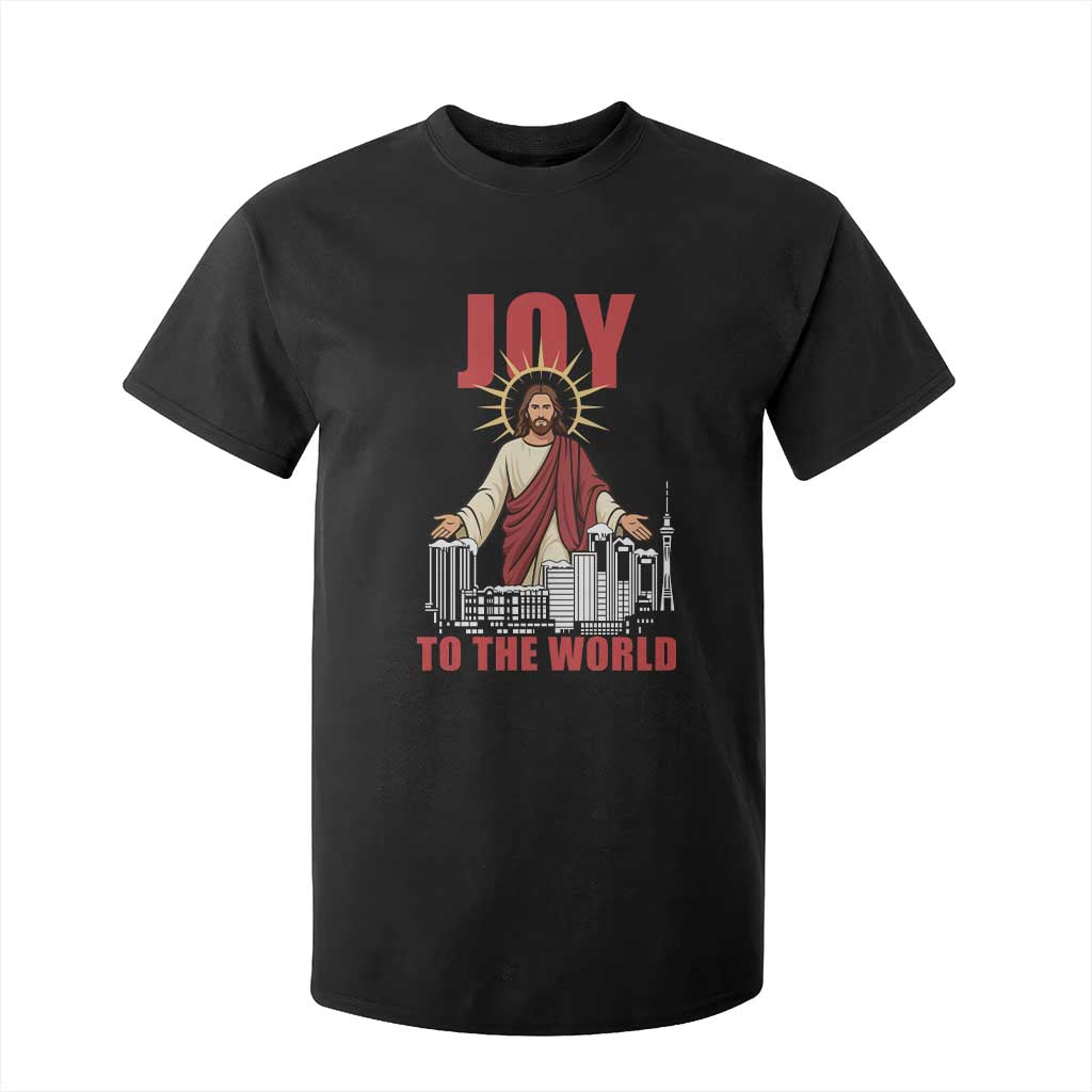 Jesus Christmas T Shirt For Kid Joy To The World Christian TS14 Black Print Your Wear