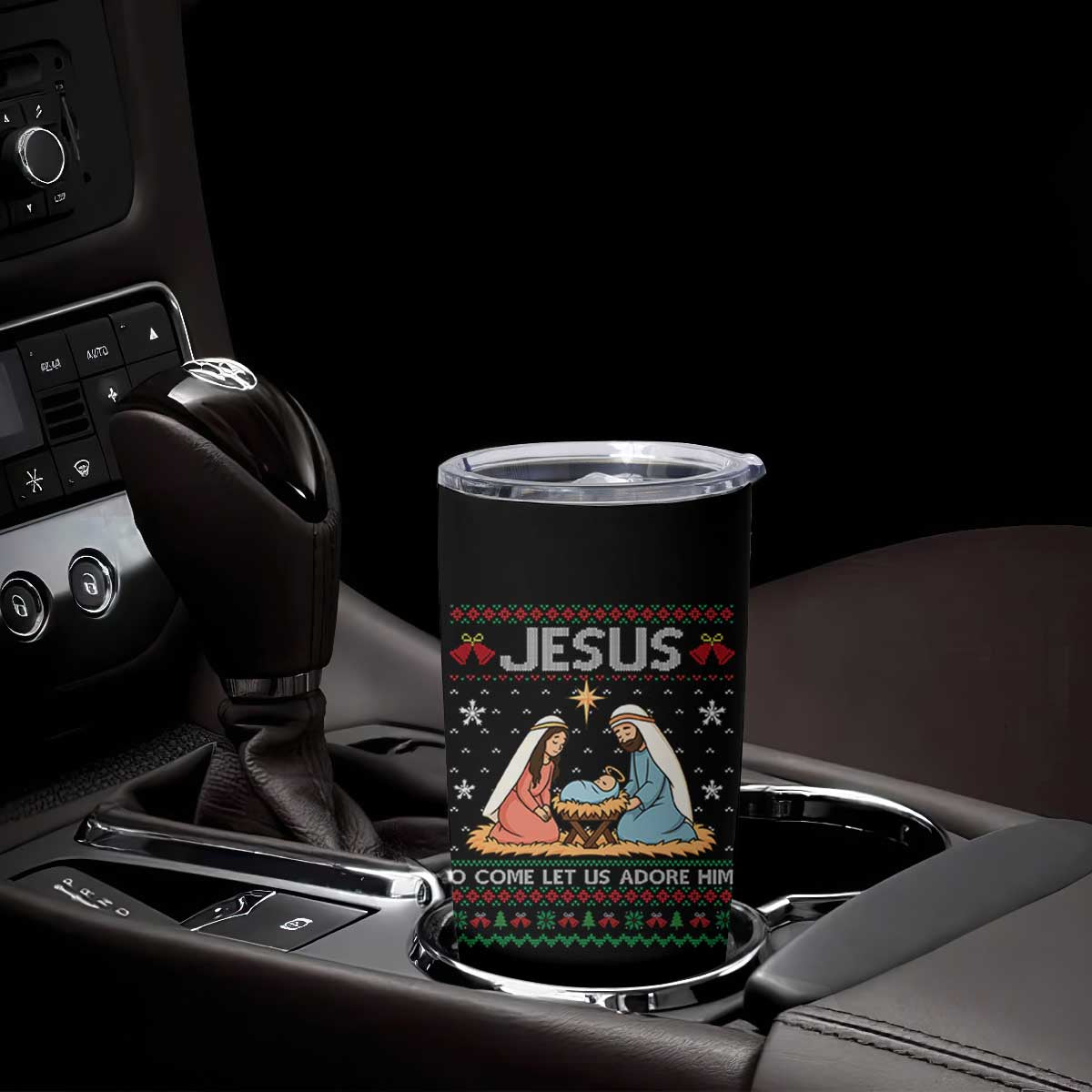 Nativity Scene Christmas Tumbler Cup Baby Jesus Christian Xmas TS14 Print Your Wear