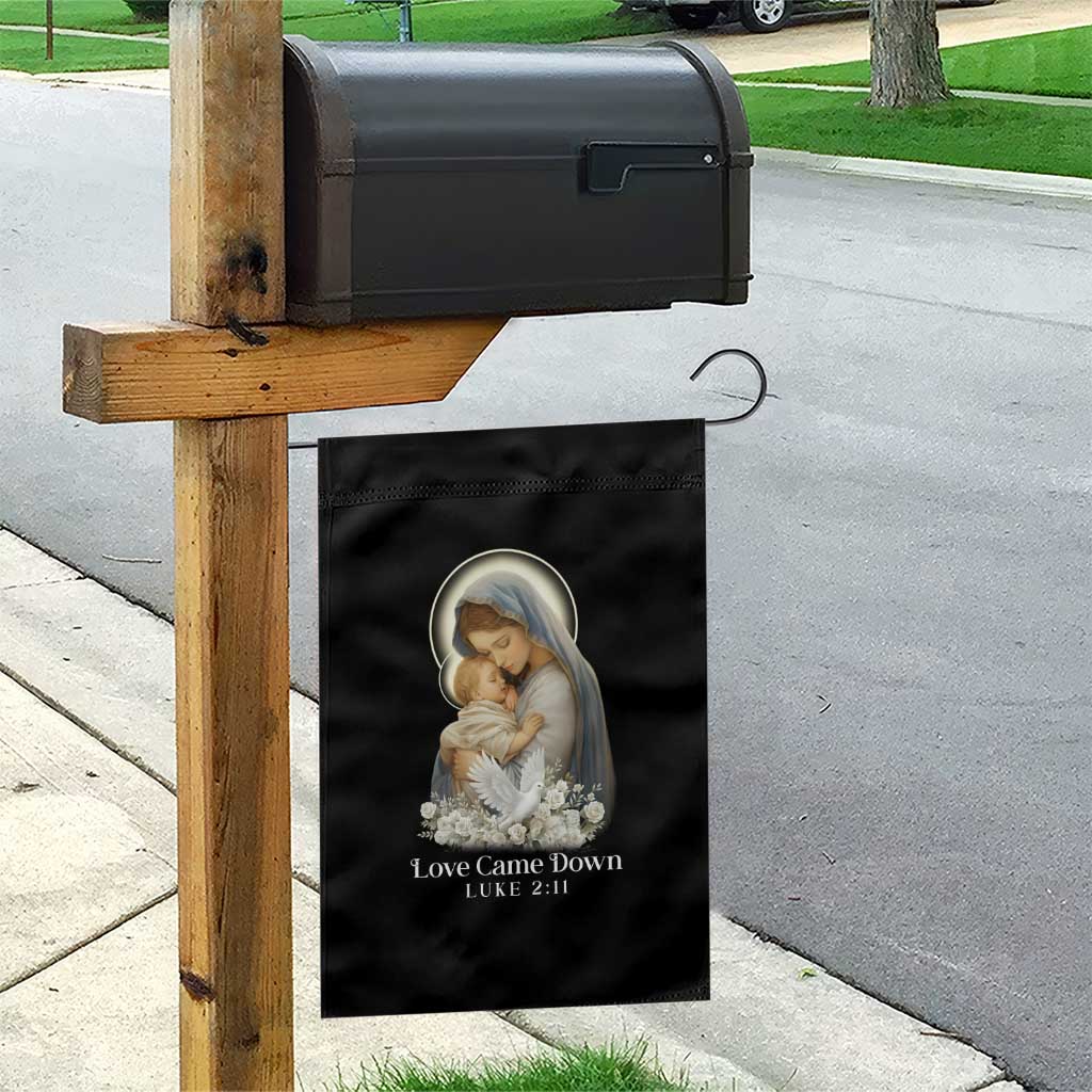Christian Christmas Garden Flag Love Came Down Luke 2:11 TS14 Print Your Wear