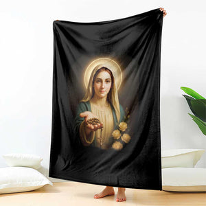 Virgin Mary Maria Throw Blanket Catholic Christian Faith TS14 Print Your Wear
