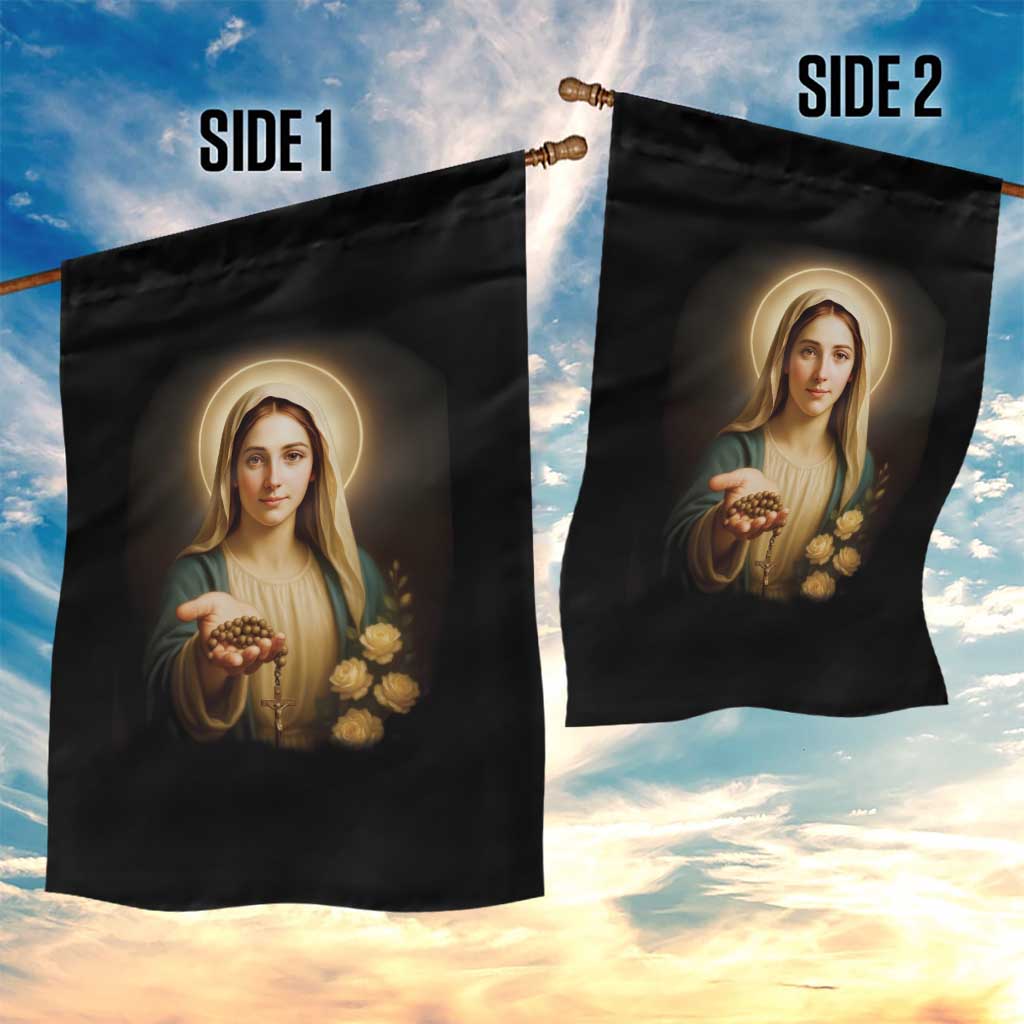 Virgin Mary Maria Garden Flag Catholic Christian Faith TS14 Print Your Wear
