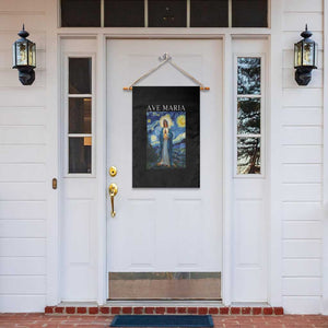 Virgin Mary Starry Night Garden Flag Mother of Christ Catholic TS14 Print Your Wear