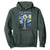 Virgin Mary Starry Night Hoodie Mother of Christ Catholic TS14 Dark Forest Green Print Your Wear