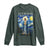 Virgin Mary Starry Night Long Sleeve Shirt Mother of Christ Catholic - Print Your Wear
