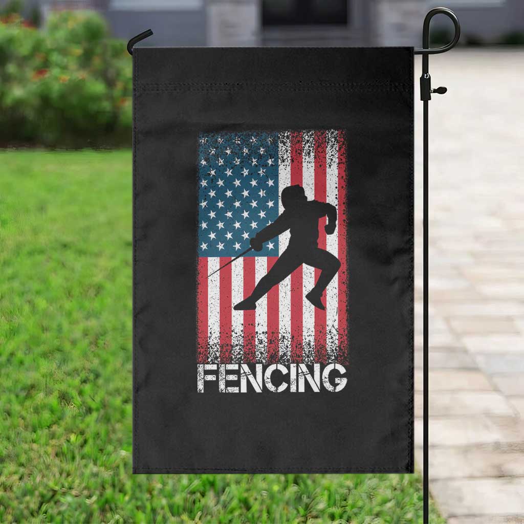American Flag Fencing USA Patriotic Garden Flag TS14 Print Your Wear