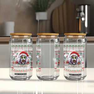 Terrifier Santa Christmas Glass Can Getting Into The Holiday Spirit Horror Movie TS14 Print Your Wear