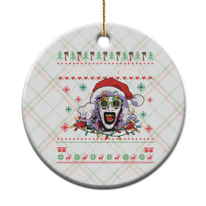 Terrifier Santa Christmas Ceramic Ornament Getting Into The Holiday Spirit Horror Movie TS14 1pc Christmas Plaid Print Your Wear