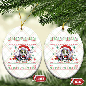 Terrifier Santa Christmas Ceramic Ornament Getting Into The Holiday Spirit Horror Movie TS14 Print Your Wear