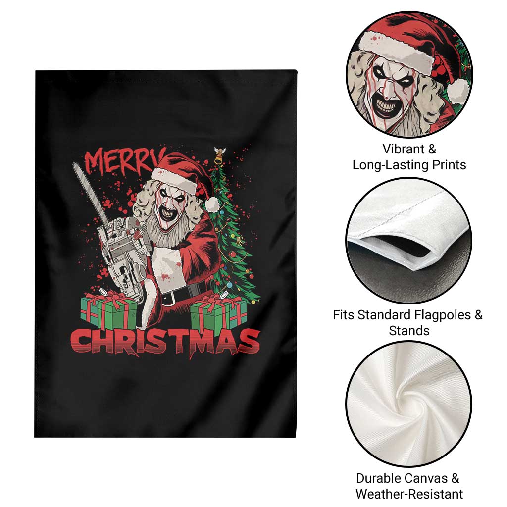 Terrifier Santa Christmas Horror Movie Garden Flag TS14 Print Your Wear