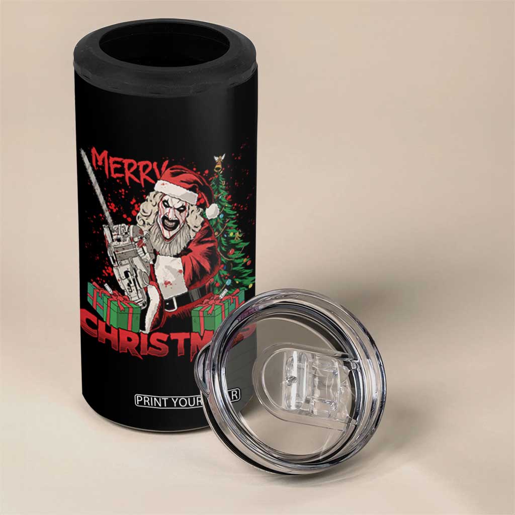 Terrifier Santa Christmas Horror Movie 4 in 1 Can Cooler Tumbler TS14 Print Your Wear