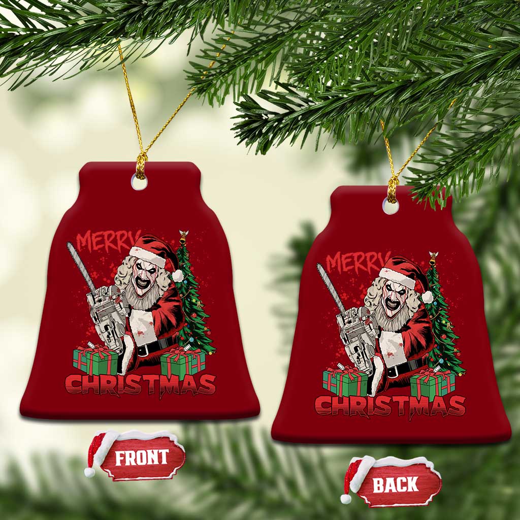 Terrifier Santa Christmas Horror Movie Ceramic Ornament TS14 Print Your Wear