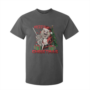 Terrifier Santa Christmas Horror Movie T Shirt For Kid TS14 Dark Heather Print Your Wear