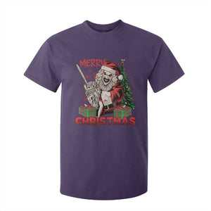 Terrifier Santa Christmas Horror Movie T Shirt For Kid TS14 Purple Print Your Wear