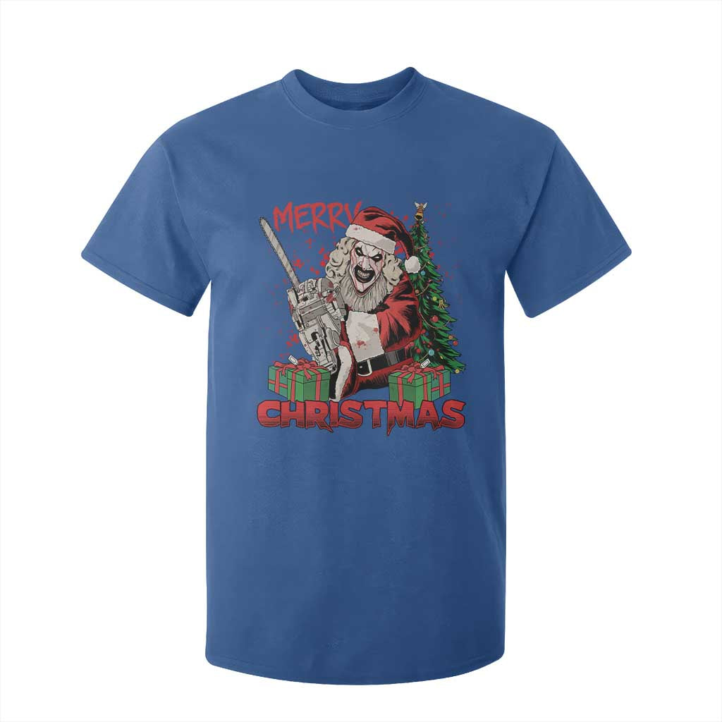 Terrifier Santa Christmas Horror Movie T Shirt For Kid TS14 Royal Blue Print Your Wear