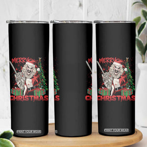 Terrifier Santa Christmas Horror Movie Skinny Tumbler TS14 Print Your Wear