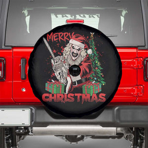 Terrifier Santa Christmas Horror Movie Spare Tire Cover TS14 Black Print Your Wear