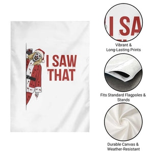 Terrifier Santa Christmas Movie Garden Flag I Saw That Meme TS14 Print Your Wear
