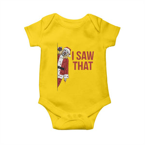 Terrifier Santa Christmas Movie Baby Onesie I Saw That Meme TS14 Daisy Print Your Wear