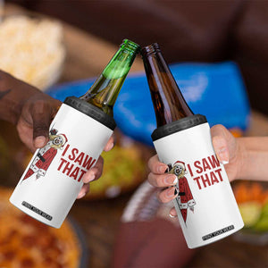 Terrifier Santa Christmas Movie 4 in 1 Can Cooler Tumbler I Saw That Meme TS14 Print Your Wear