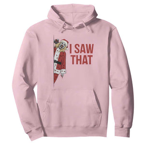 Terrifier Santa Christmas Movie Hoodie I Saw That Meme TS14 Light Pink Print Your Wear
