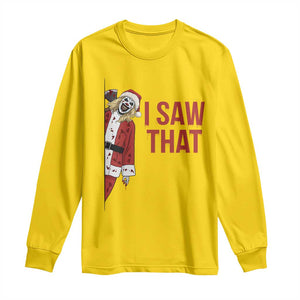 Terrifier Santa Christmas Movie Long Sleeve Shirt I Saw That Meme TS14 Daisy Print Your Wear