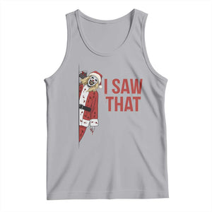 Terrifier Santa Christmas Movie Tank Top I Saw That Meme TS14 Athletic Heather Print Your Wear