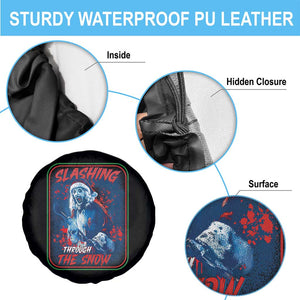 Terrifier Santa Christmas Spare Tire Cover Slashing Through The Snow TS14 Print Your Wear