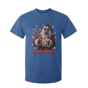 67 Terrifier Santa Horror Christmas T Shirt For Kid Funny Six Seven Meme Holiday Movie TS14 Royal Blue Print Your Wear